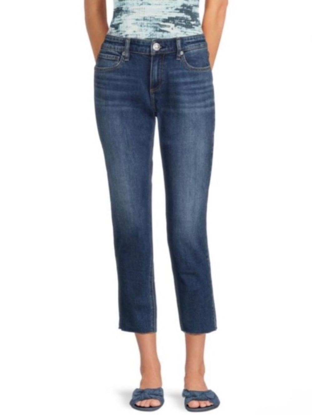 Rag & Bone Heritage Capri Dark Blue Cropped Skinny Jeans 24 style no: w1526K520